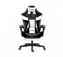 Herzberg HG-8082: Tri-color Gaming and Office Chair with T-shape Accent Black