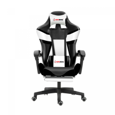 Herzberg HG-8082: Tri-color Gaming and Office Chair with T-shape Accent Black
