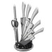 Royalty Line RL-KSS600: 8 Pieces Knife Set with Block