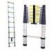 Herzberg HG-5260: Aluminum Telescopic Ladder with Anti Slip Footing - 2.6M