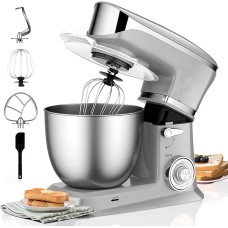 Royalty Line PKM-1900.7: Stand Mixer- 1900W Silver