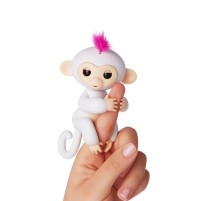 Cenocco Finger Toy Happy Monkey White