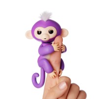 Cenocco Finger Toy Happy Monkey Purple