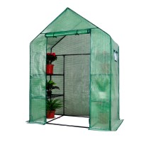 Herzberg HG-8002; Walk-In Greenhouse with Windows