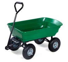 Herzberg HG-8028-50: 50L Wheel Barrow Dump Cart