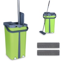 Cenocco CC-9077: Flat Mop with Bucket Green