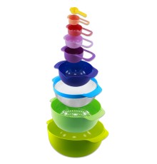 Herzberg 9 in 1 Bowl and Measuring Cups Set