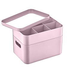 Herzberg HG-OKY676: 2 Layer Multipurpose Organizer Box Purple