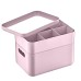 Herzberg HG-OKY676: 2 Layer Multipurpose Organizer Box Purple