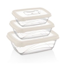 Herzberg 3 Pieces Bio Saver Box Set Ivory