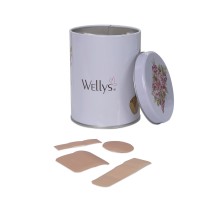 Wellys 100 Pieces Wound Plaster in Metal Box