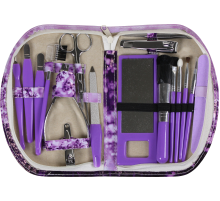 Wellys 18 Pieces Manicure Set 'Lavender'