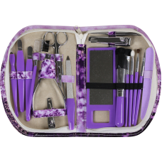 Wellys 18 Pieces Manicure Set 'Lavender'