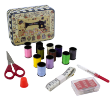 Genius Ideas Sewing Kit w/ Metal Box