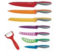 Royalty Line 7 Pieces Multi-Colored Knife Set