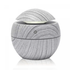 Herzberg Air Humidifier Aroma Oil Diffuser Gray