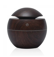 Herzberg Air Humidifier Aroma Oil Diffuser Dark wood