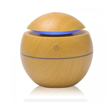 Herzberg Air Humidifier Aroma Oil Diffuser Light wood