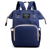 Herzberg HG-03206: Multifunction Mommy Diaper and Baby Bottle Bag - Blue