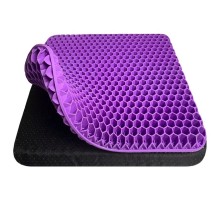 Herzberg HG-03169: Gel Seat Cushion - Purple