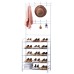 Herzberg 4-Tier Entryway Coat Rack and Hallway Storage Rack Organizer - 60x170cm