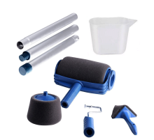 Herzberg HG-04395: Paint Roller Set with Paint Container