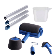Herzberg HG-04395: Paint Roller Set with Paint Container