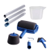 Herzberg HG-04395: Paint Roller Set with Paint Container
