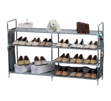 Herzberg HG-03596: 7- Layer Storage Shoe Rack (12x70cm) - Grey