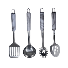 Eisenbach A0019: 4-Piece Stainless Steel Kitchen Tool Set - Marble
