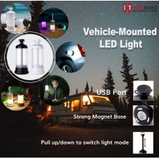 Herzberg HG-5049: Vehicle-Mounted LED Light Black Herzberg HG-5049: Vehicle-Mounted LED Light Black