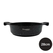 Rosenberg RB-TJ28M2: Marble Coated Tajine - 28cm Rosenberg RB-TJ28M2: Marble Coated Tajine - 28cm