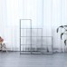 Herzberg HG-03633: 9-Layer Staircase Shelf Book Cabinet Storage Rack (125x125cm) - Grey