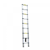 Herzberg HG-5260: Aluminum Telescopic Ladder with Anti Slip Footing - 2.6M