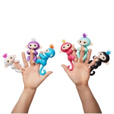 Cenocco Finger Toy Happy Monkey Turquoise Cenocco Finger Toy Happy Monkey Turquoise