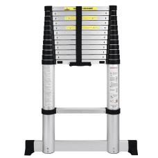 Herzberg HG-5560: Retracting Aluminum Telescopic Ladder - 5.60M Herzberg HG-5560: Retracting Aluminum Telescopic Ladder - 5.60M