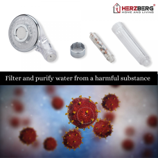 Herzberg HG-8023: Personal Showerhead - Antibacterial Activation Mineralization Ball Showerhead Herzberg HG-8023: Personal Showerhead - Antibacterial Activation Mineralization Ball Showerhead