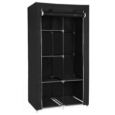 Herzberg HG-8010: Storage Wardrobe - Small Gray Herzberg HG-8010: Storage Wardrobe - Small Gray