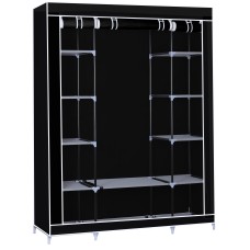 Herzberg HG-8009: Storage Wardrobe - Large Gray Herzberg HG-8009: Storage Wardrobe - Large Gray