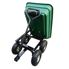 Herzberg HG-8028-50: 50L Wheel Barrow Dump Cart Herzberg HG-8028-50: 50L Wheel Barrow Dump Cart
