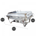 Herzberg HG-8022-3: Stainless Steel Chafing Dish - 3 Pieces 1/3rd Food Pan