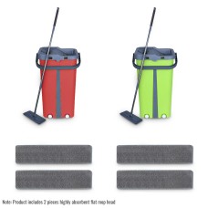 Cenocco CC-9077: Flat Mop with Bucket Red Cenocco CC-9077: Flat Mop with Bucket Red