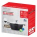 Royalty Line RL-BS28M: Marble Coated Cooking Pot with Glass Lid - 28cm