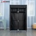 Herzberg HG-8012: Storage Wardrobe Gray