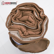 Herzberg HG-2420BCO: Bicolor Microfiber Duvet - 240x200cm Blue Herzberg HG-2420BCO: Bicolor Microfiber Duvet - 240x200cm Blue