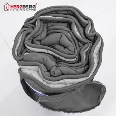 Herzberg HG-2420BCO: Bicolor Microfiber Duvet - 240x200cm Blue Herzberg HG-2420BCO: Bicolor Microfiber Duvet - 240x200cm Blue