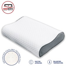Herzberg HG-6412H0: Contour Memory Foam Pillow Herzberg HG-6412H0: Contour Memory Foam Pillow