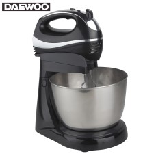 Daewoo SYM-1472: Hand Mixer With Stand & Bowl-300W Daewoo SYM-1472: Hand Mixer With Stand & Bowl-300W