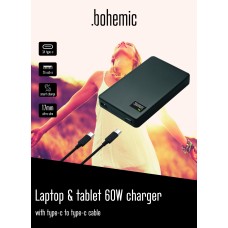Bohemic BOH7382: Ultra-Slim Laptop and Tablet 60W Charger Bohemic BOH7382: Ultra-Slim Laptop and Tablet 60W Charger