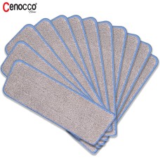 Cenocco Set of 12 Washable Microfiber Mop Replacement Pads Cenocco Set of 12 Washable Microfiber Mop Replacement Pads